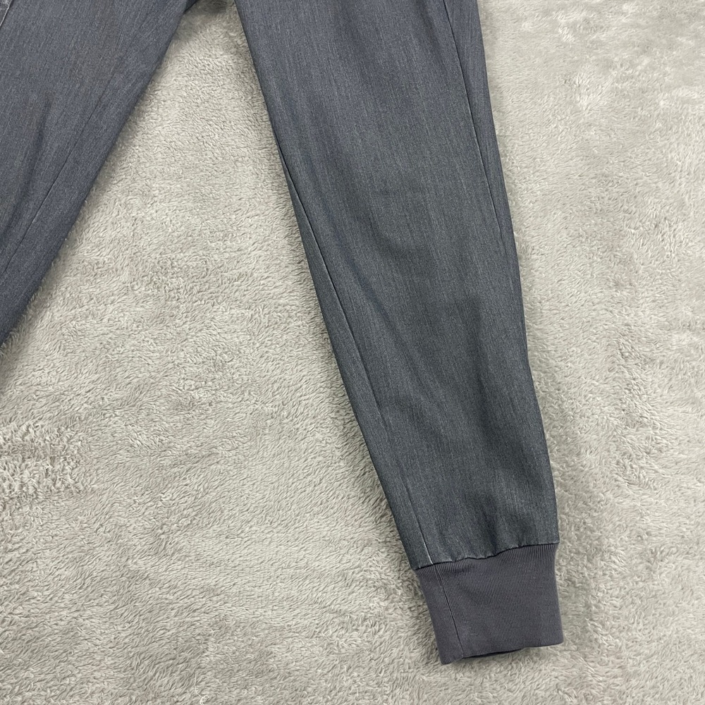 FIGS Zamora Jogger Scrub Pant Womens XS Gray Slim Fit Elastic Waist Pocket Nurse - Picture 5 of 15
